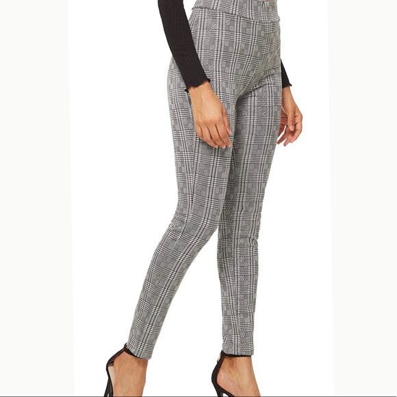 Sammy Woman’s Plaid Print Stretch Pants - Picture 4 of 7